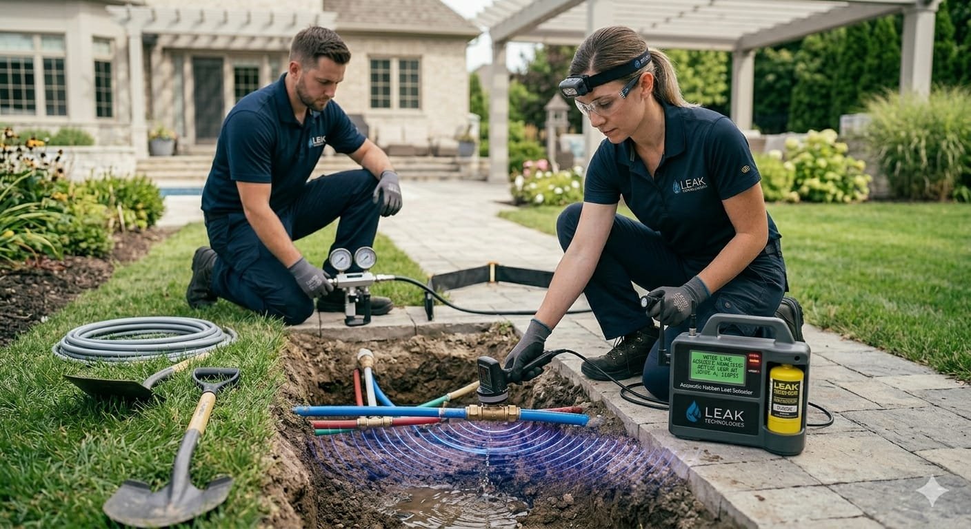 leak detection home page – SEWER LINE REPAIR